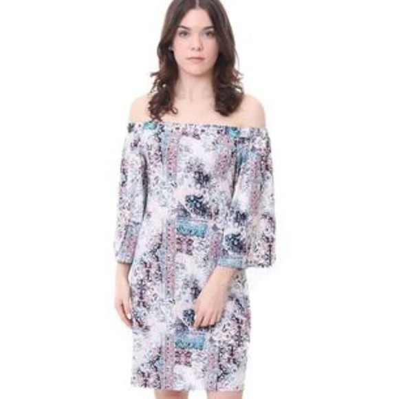 NEW Veronica‎ M. Antique Print Dress - Picture 1 of 2